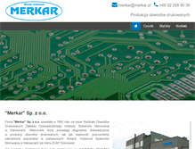 Tablet Screenshot of merkar.pl